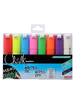 Märkpenna Chalk Marker PWE-8K 8-pack