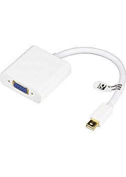 Adapter DELTACO Mini-DP VGA ha-ho 0,2m