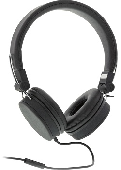 Hörlur+mic STREETZ HL-221 Svart