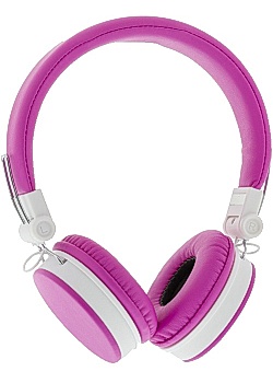 Hörlur+mic STREETZ HL-225 Rosa