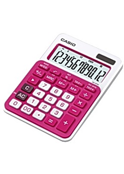 Bordsräknare CASIO MS-20NC Röd