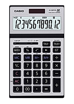 Bordsräknare CASIO JS-120TVS Silver