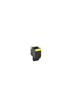Toner LEXMARK 80C2HY0 802HY gul