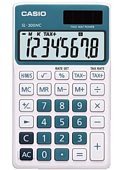 Miniräknare CASIO SL-300NC Blå