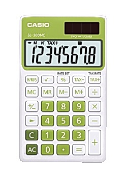 Miniräknare CASIO SL-300NC Grön