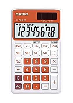 Miniräknare CASIO SL-300NC Orange