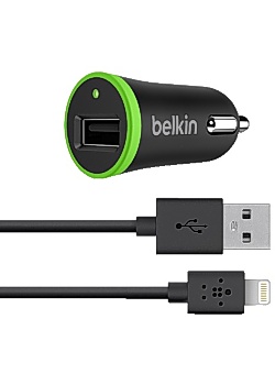 Laddare Bil BELKIN Lightning 2.1A 1,2m