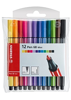 Fineliner STABILO Pen 68 mini (12)