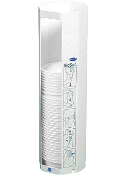Dispenser för kräkpåse för 50st