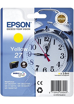 Bläckpatron EPSON C13T27044010 Gul