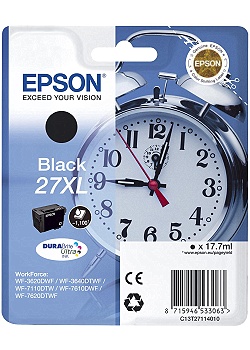 Bläckpatron EPSON C13T27114010 XL Svart