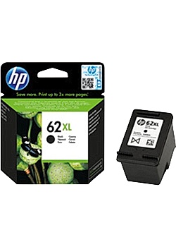Bläckpatron HP C2P05AE No 62 XL svart