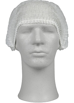 Hårnät vit non-woven 200/FP