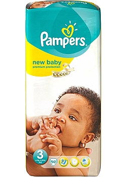 PAMPERS NEW BABY S3, 4-7 kg 50/FP