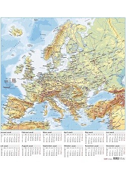 Väggblad med Europakarta-5088