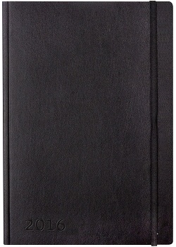 Stor veckokalender Forma svart A5-5995