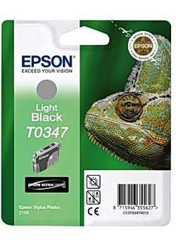 Bläckpatron EPSON C13T03474010 ljussvart
