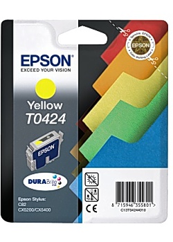 Bläckpatron EPSON C13T04244010 gul