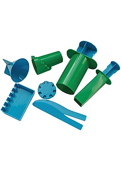 Verktyg för Shape It och Kinetic sand