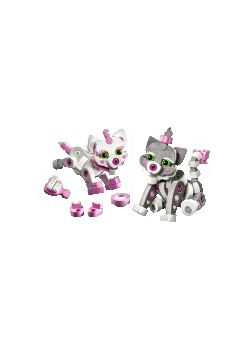 Byggsats Bloco katt&kattunge