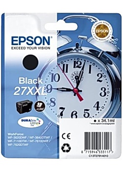 Bläckpatron EPSON C13T27914010 XXL Svart