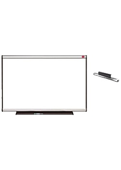 Whiteboardtavla stål 90x60 inkl sudd
