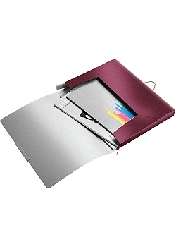 Boxmapp Leitz Style PP 30mm granatröd