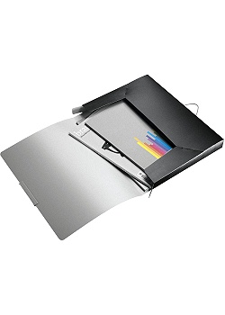 Boxmapp Leitz Style PP 30mm sidensvart