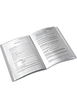 Demopärm Leitz Style PP 20F sidensvart