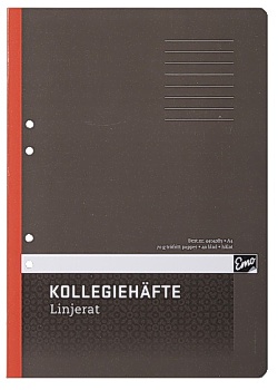 Kollegiehäfte A4 70g 40 blad linjerat