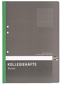 Kollegiehäfte A4 70g 40 blad rutat