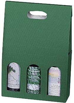 Presentkartong 3flaskor grön (20)