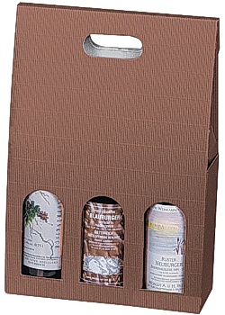 Presentkartong 3flaskor naturell (20)