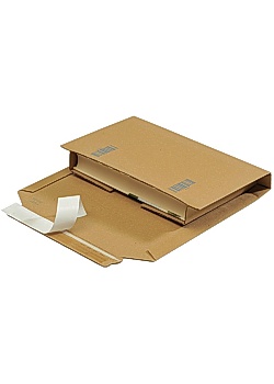 Omslag 245x165x25-70mm brun (25)