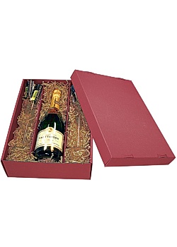 Presentkartong flaska röd (10)