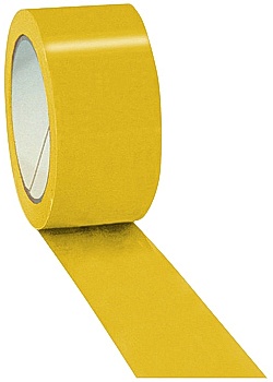 Packtejp färgad PVC 50mmx66m gul (6)