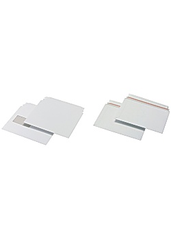 Kartongpåse 229x162mm C5 vit (25)