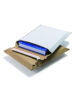 Wellkuvert A4 250x353mm brun (100)