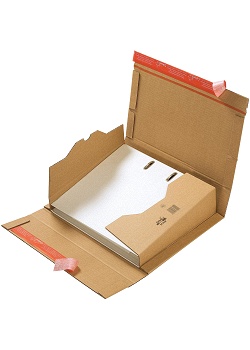 Arkivbox 320x290x35-80mm brun (20)