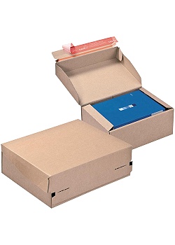 Postemballage 363x278x125mm brun (10)