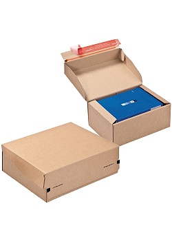 Postemballage 241x166x94mm brun (20)
