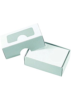 Visitkortsask 90x60x30mm vit (250)