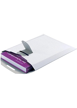 Kartongpåse 265x210mm vit (100)