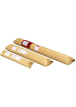 Papptub vikbar 60x430mm brun (20)