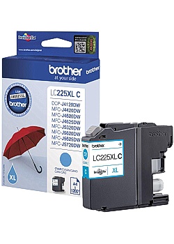 Bläckpatron BROTHER LC225XLC  Cyan