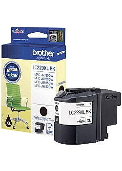 Bläckpatron BROTHER LC229XLBK Svart