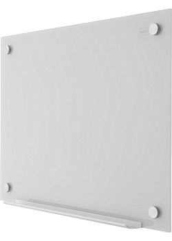 Glastavla NOBO Diamond magn vit 90x120cm