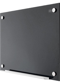 Glastavla NOBO Diamond mag sva 90x120cm