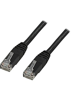 Kabel DELTACO Nätverk UTP Cat6 2m svart