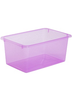 Förvaringsbox Store It 5L  transp. Rosa